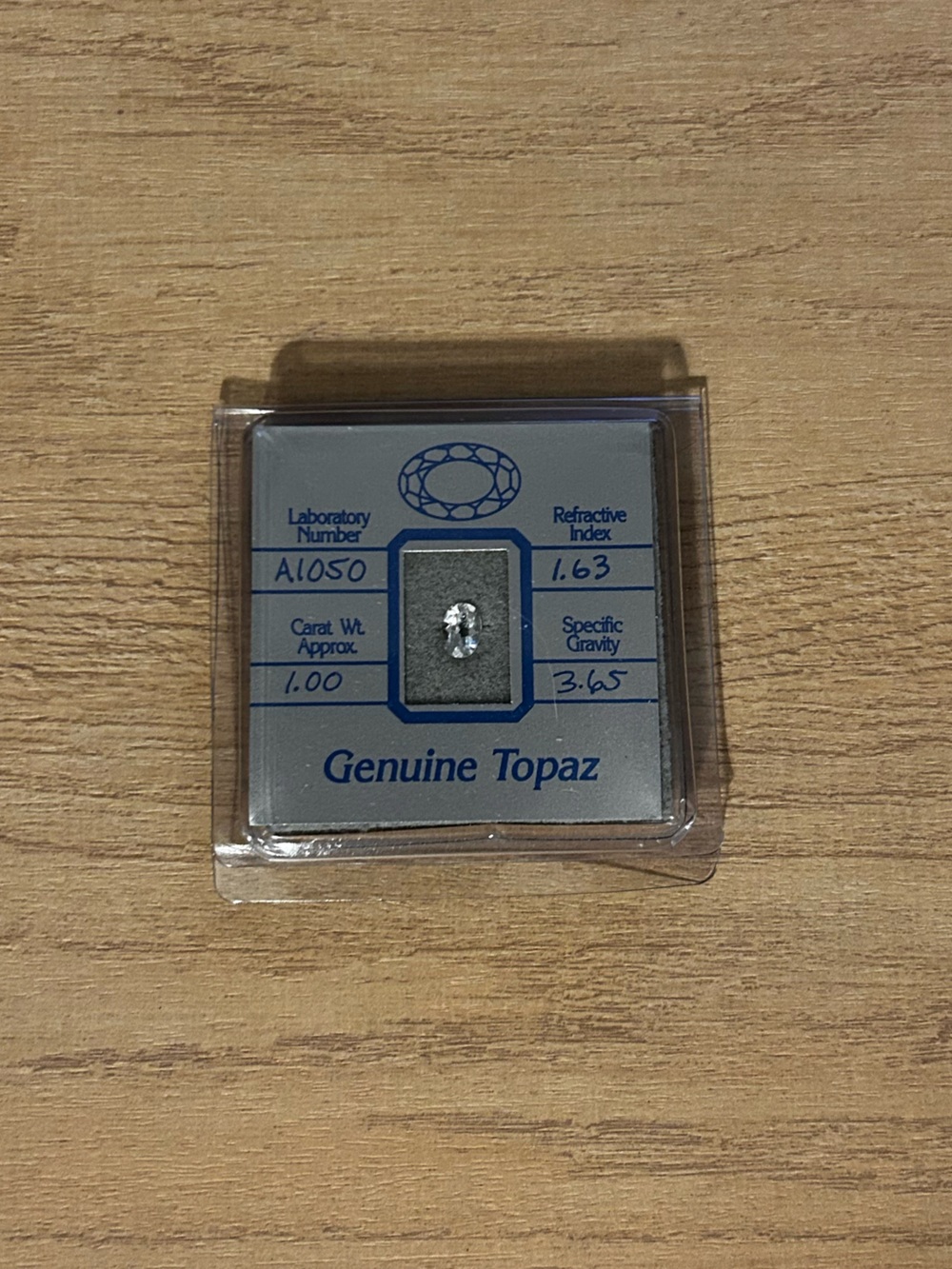 Genuine Topaz Loose Gemstone - Clear 1KT
